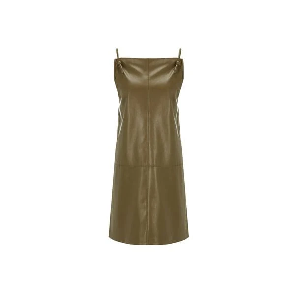 Nanushka Claire vegan leather dress 1