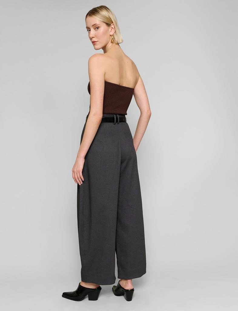 Pixie Market Dark Grey Barrel Leg Pants 6