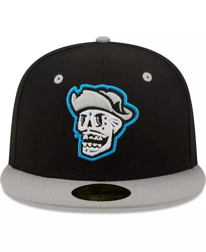 New Era Men's Black, Gray Reyes de Plata de Las Vegas Copa De La Diversion 59FIFTY Fitted Hat 2