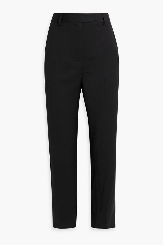 IRIS & INK Lucia cropped twill slim-leg pants 1