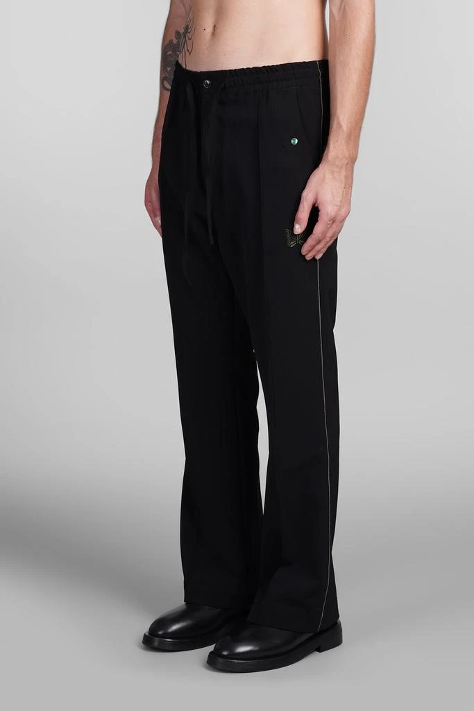 Needles Pants In Black Polyester 4