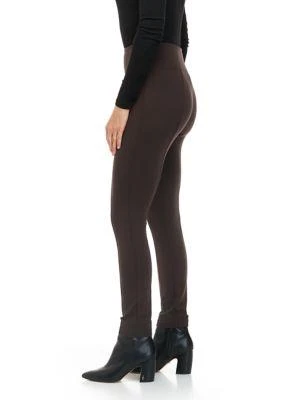 philosophy Womens Ponte High Rise Front Seam Leggings 3