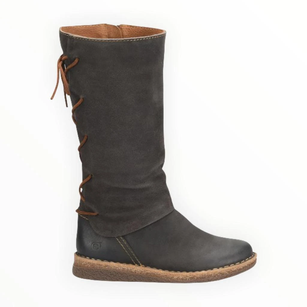 Born Women Sable Boots In Dark Grey 1