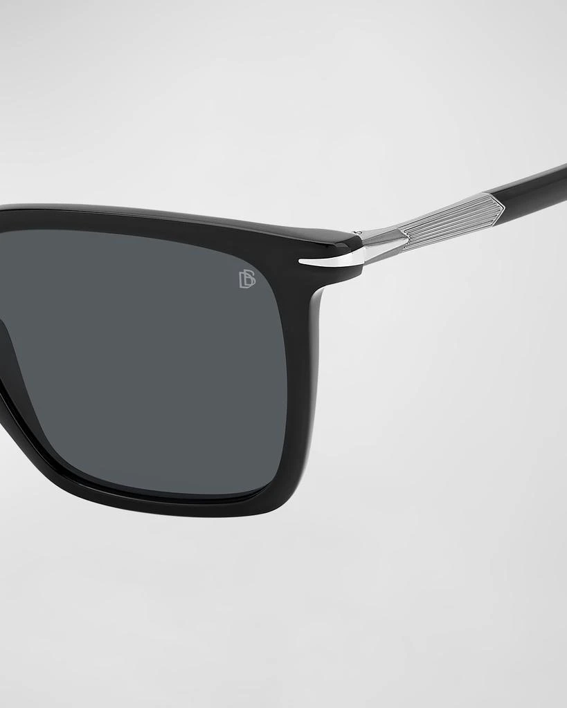 David Beckham Men's Acetate Rectangle Sunglasses 2