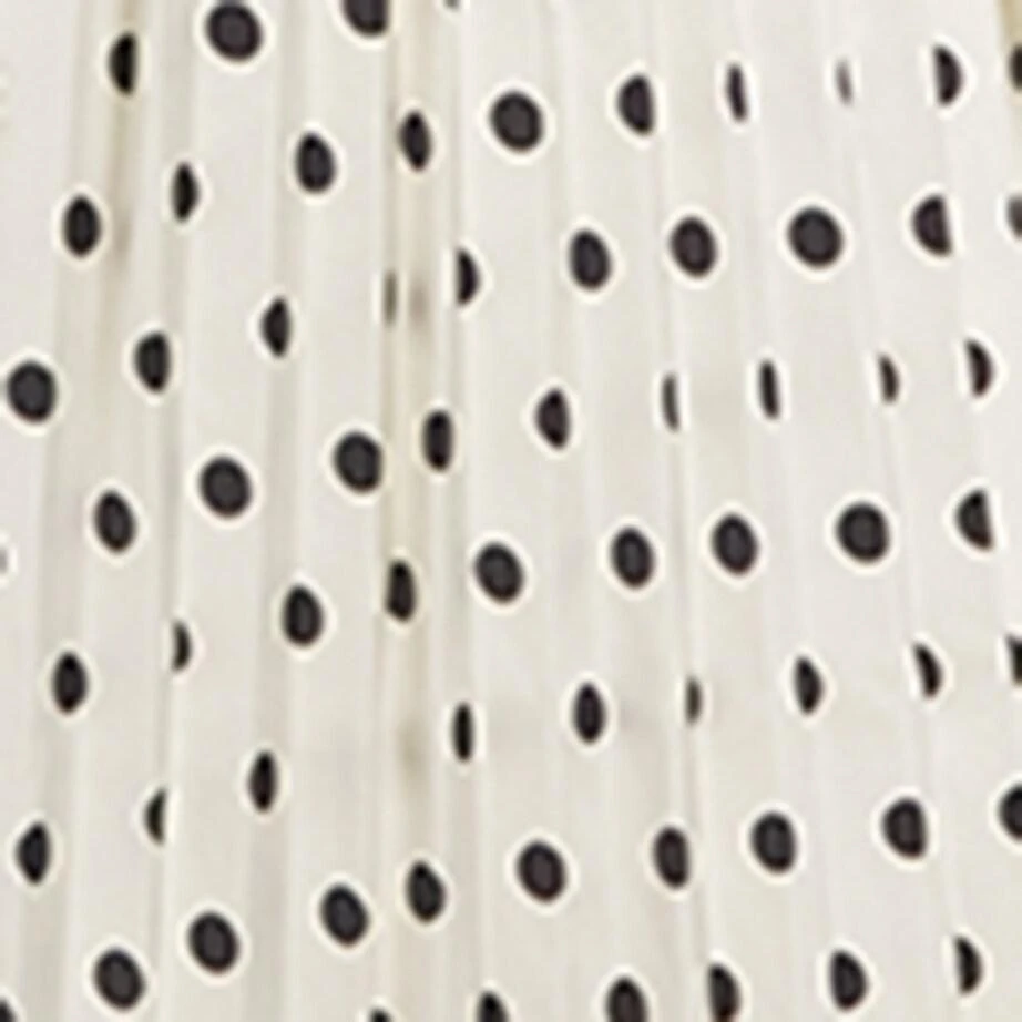 Self Portrait Satin Polka-Dot Midi Dress 7