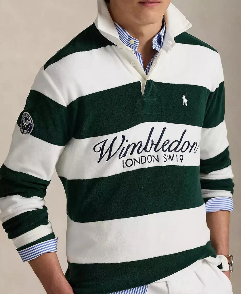 Ralph Lauren Unisex Wimbledon Classic-Fit Terry Rugby Shirt 3