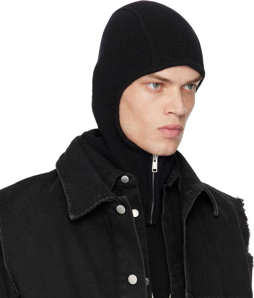 Ambush Black Rib Knit Balaclava 2