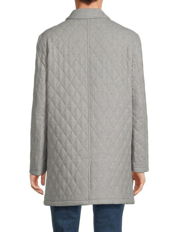 Cardinal of Canada Longline Wool Blend Quilted Jacket