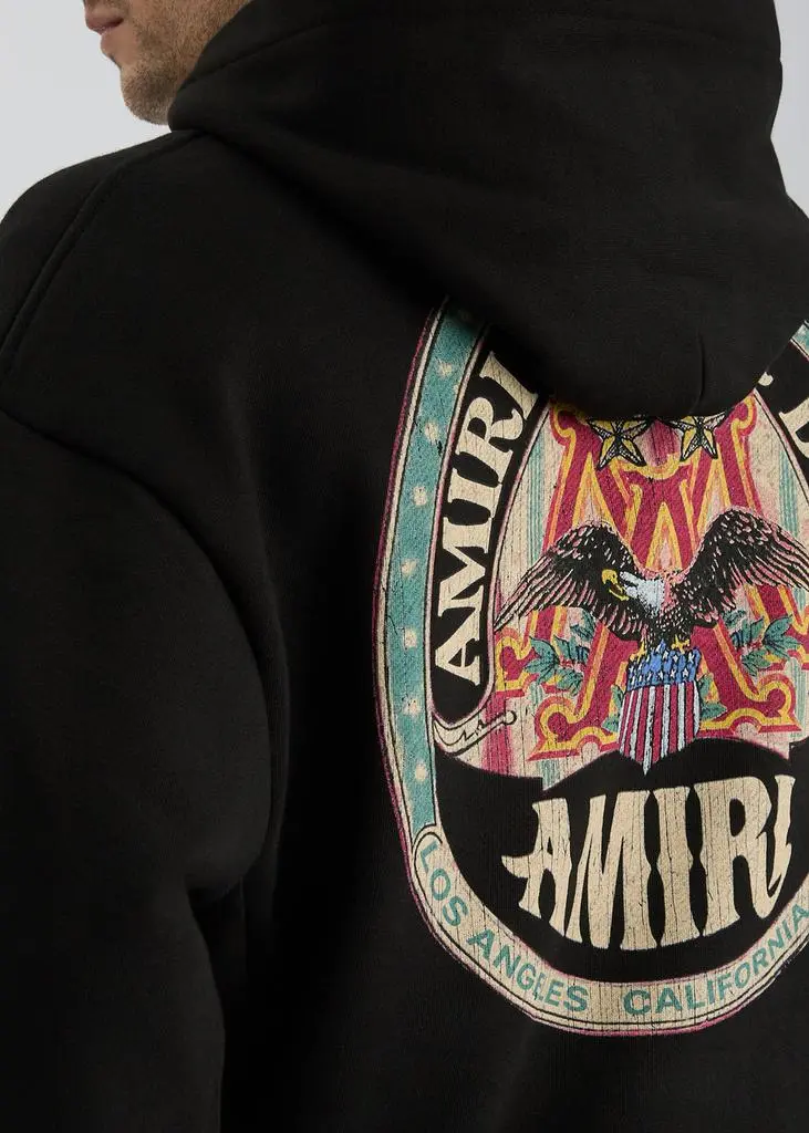 AMIRI Eagle hooded cotton sweatshirt 5