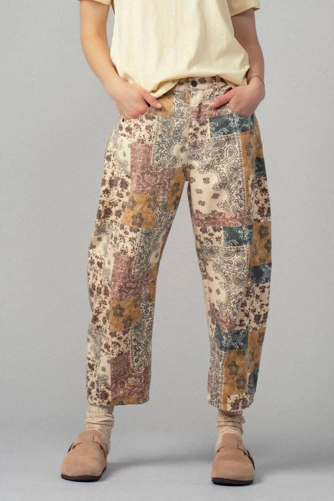 Urban Daizy Urban Daizy - Boho Patchwork Wide Leg Pants