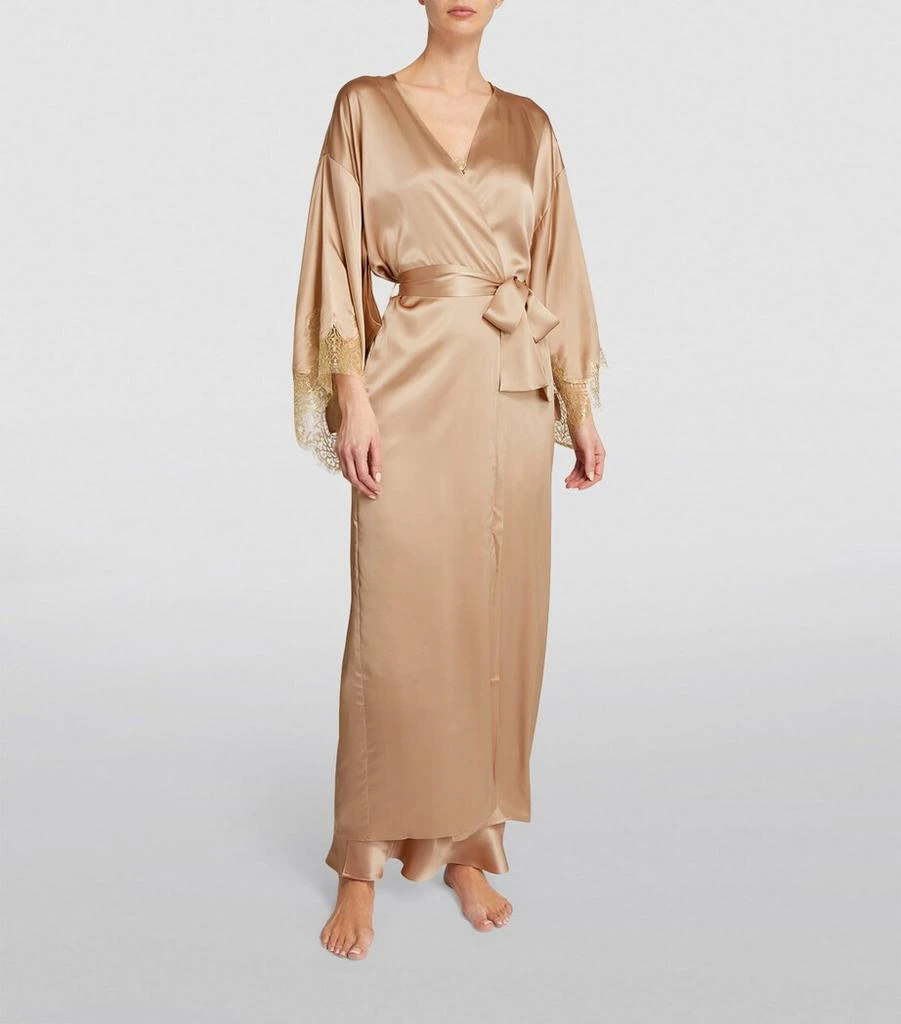 GILDA & PEARL Silk Gina Long Robe 3