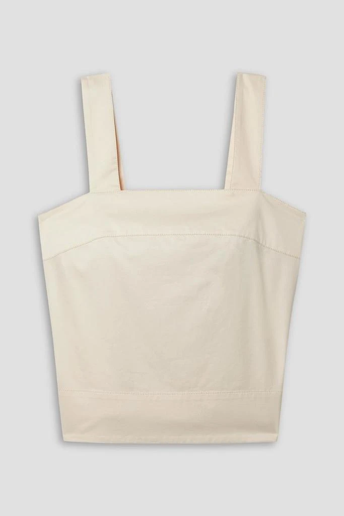Tibi Cotton-poplin tank 1