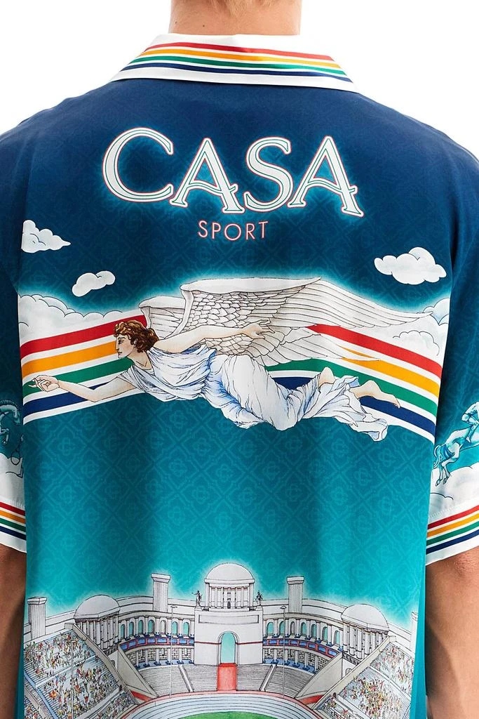 Casablanca La Déesse Du Stade Silk Shirt 4