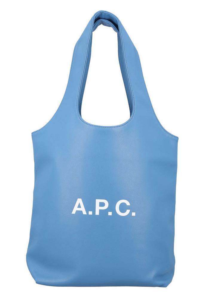 【関税込み】Tote Axel Small - A.P.C. - Cotton - Blue Axel Small tote bag | A.P.C.