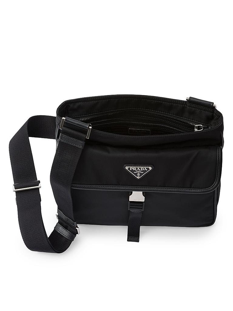 Prada Re-Nylon and Saffiano Leather Shoulder Bag - Shoulder
