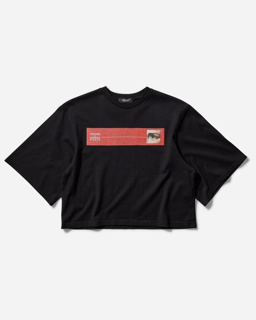 UNDERCOVER Women's Cotton Short Wide T-Shirt Black new arrivals