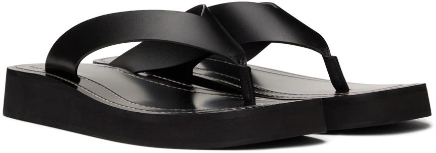 The Row Black Ginza Sandals 4