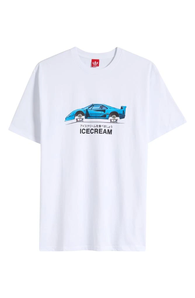 Icecream On Ice Cotton Graphic T-Shirt 5