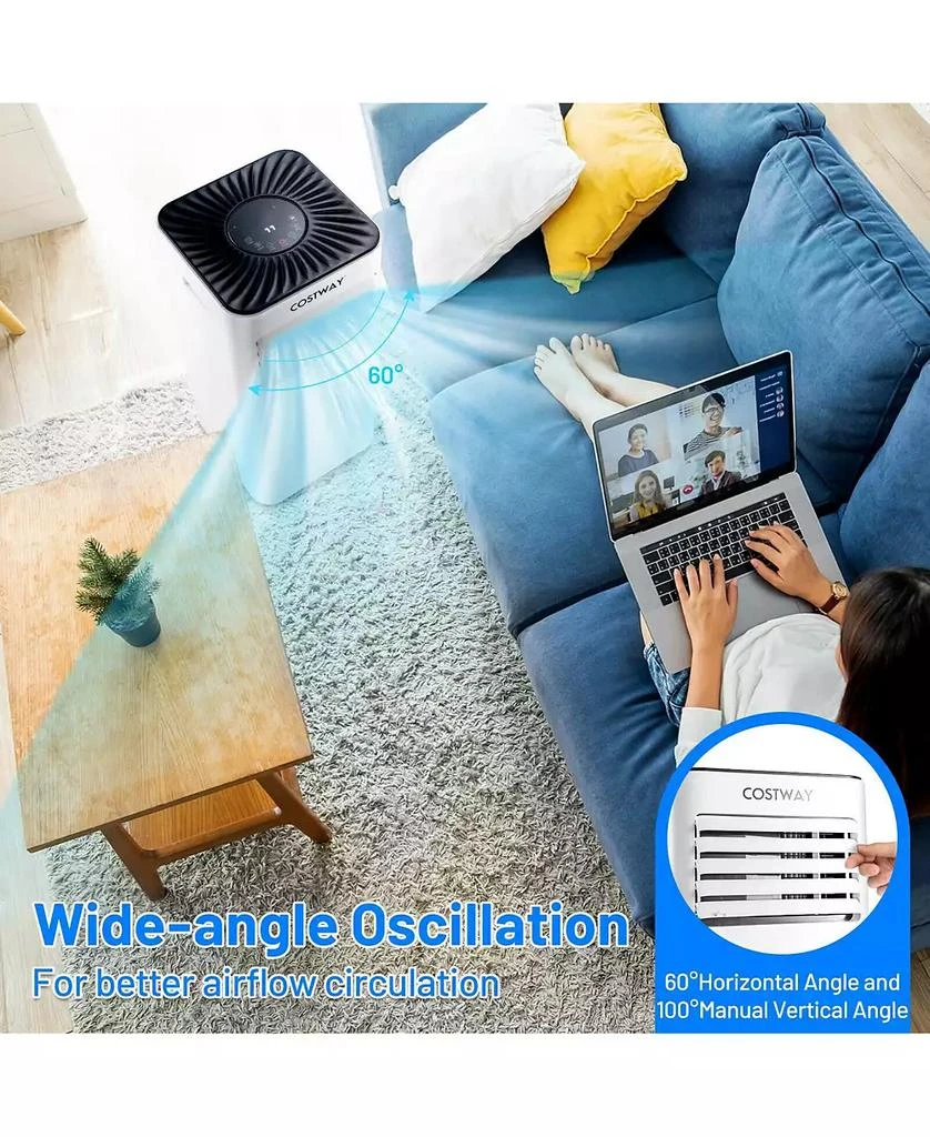 SUGIFT 10000 BTU Portable Evaporative Air Cooler Dehumidifier with 24H Timer 9