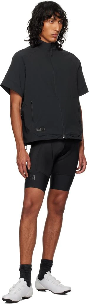 Rapha Black Insulated Short Sleeve Jersey Jacket 4