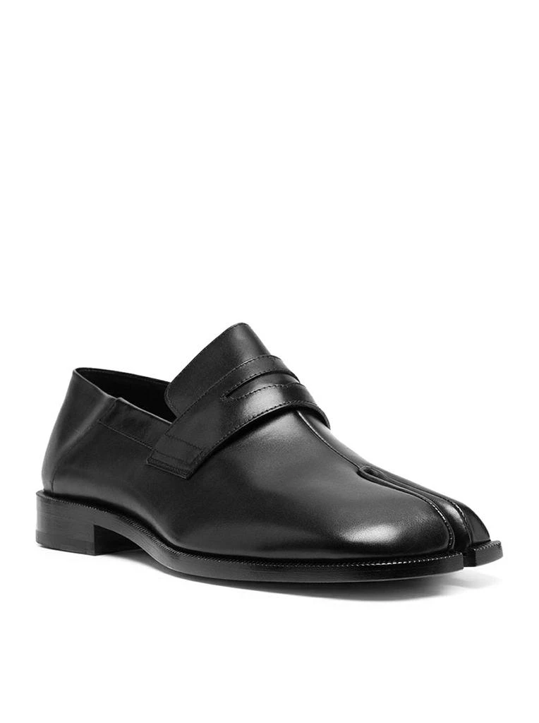 MAISON MARGIELA LEATHER TABI MOCCASINS 2