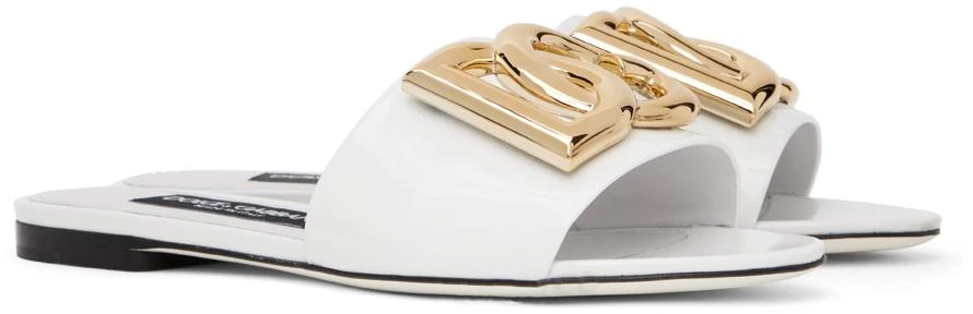 Dolce
Gabbana White Hardware Sandals 4