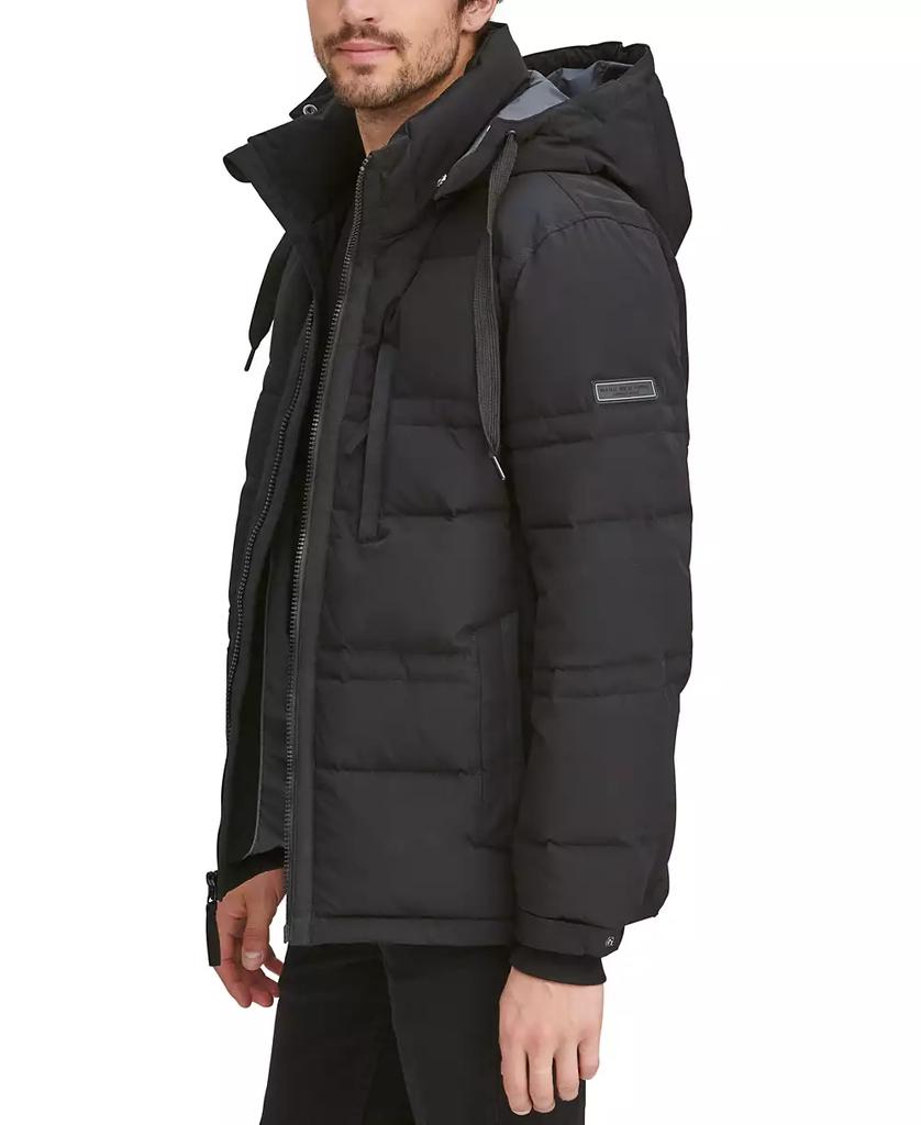 Marc New York Men s Huxley Crinkle Down Jacket with Removable Hood Charcoal 2XL Jackets Free Shipping BeyondStyle