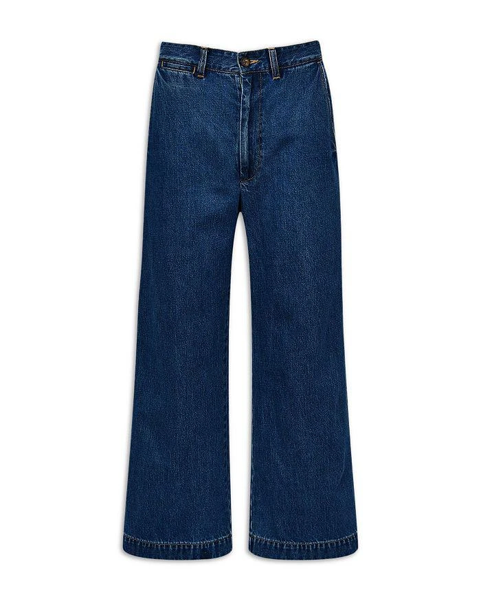 Ralph Lauren Lauren Ralph Lauren Wide Leg Crop Jeans in Blue 6