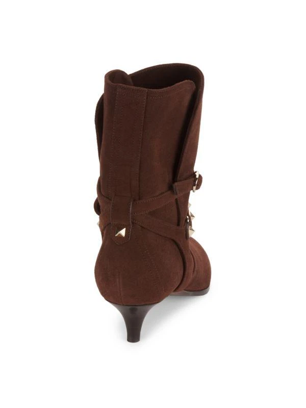 Valentino 38MM Rockstud Leather Ankle Boots 3