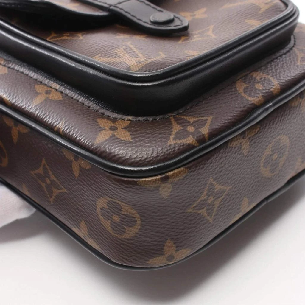 Louis Vuitton Louis Vuitton Brown and Black Monogram Macassar Canvas Christopher Wearable Wallet 3