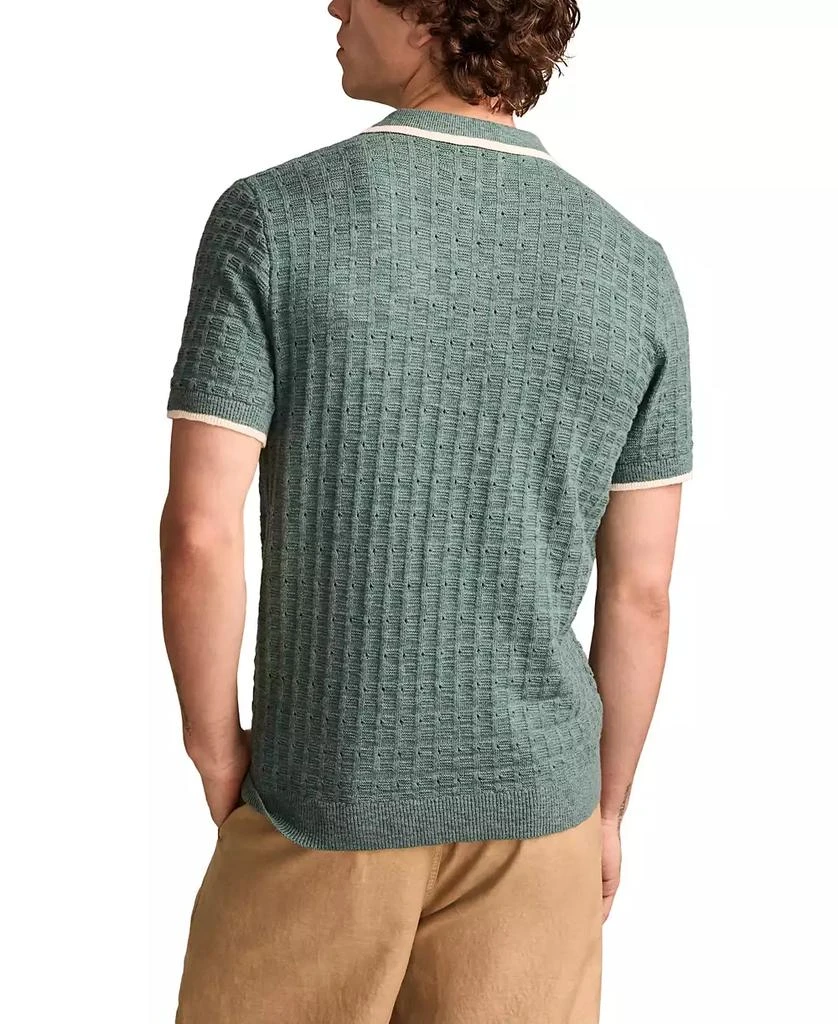 Lucky Brand Men's Short Sleeve Tipped Polo Sweater 2