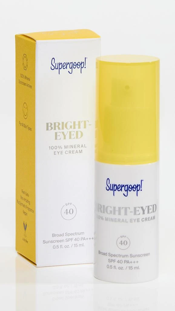 Supergoop Bright-Eyed 100% Mineral Eye Cream SPF 40 10