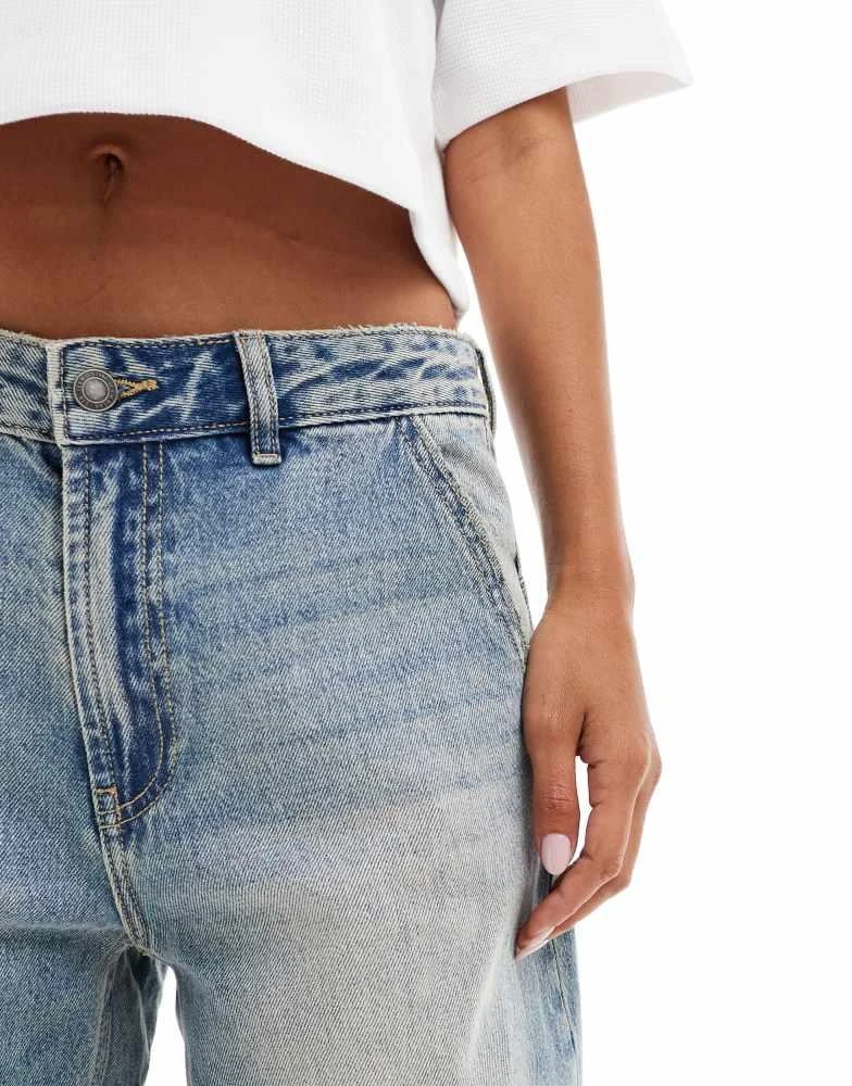 Stradivarius Stradivarius STR baggy jean in vintage wash 5