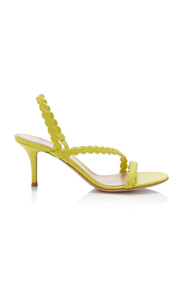 Gianvito Rossi Gianvito Rossi - Leather Sandals - Yellow - IT 37 - Moda Operandi