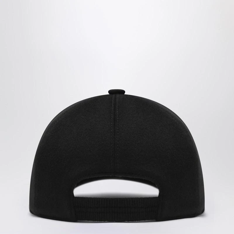 Loro Piana Black cashmere beanie 3