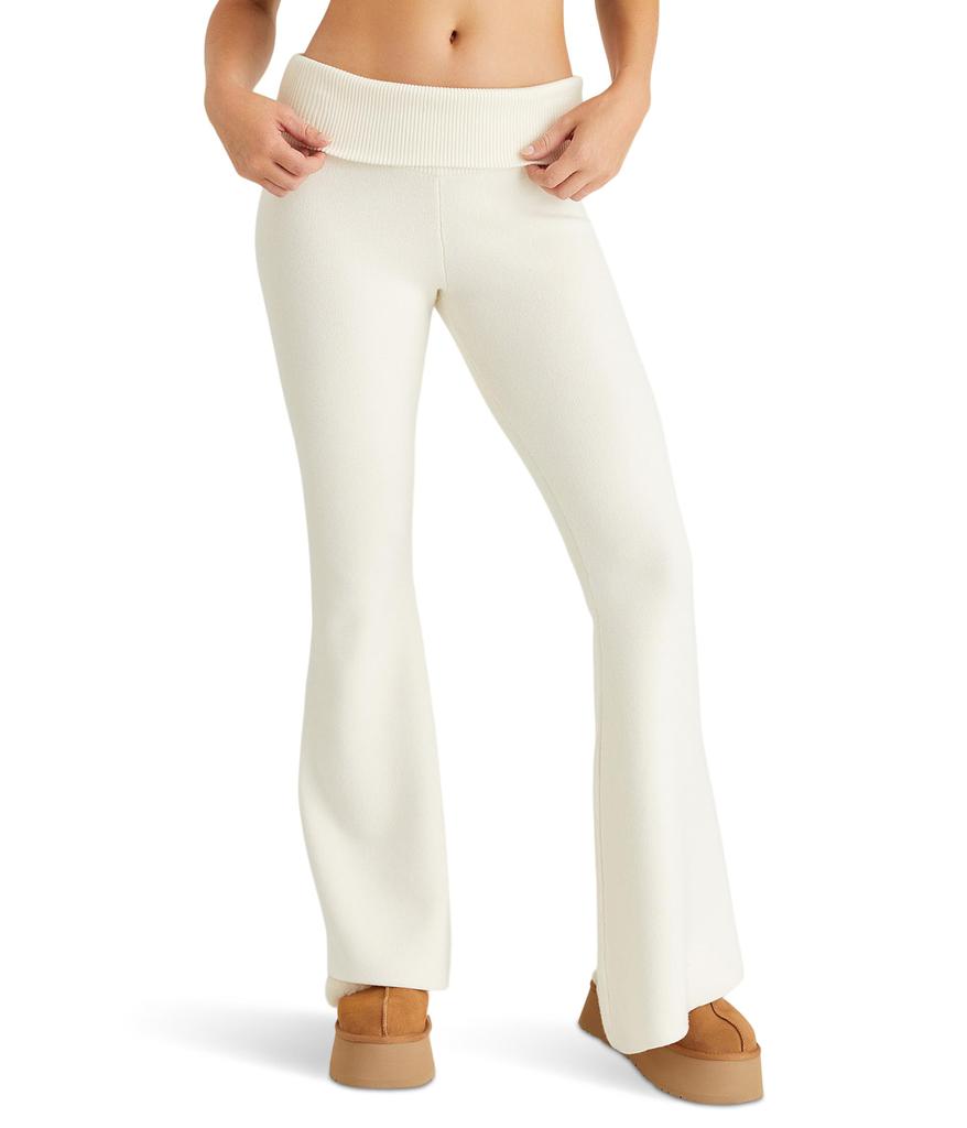 Juicy Couture Fold-Over Waistband Sweater Wide Leg with Bling