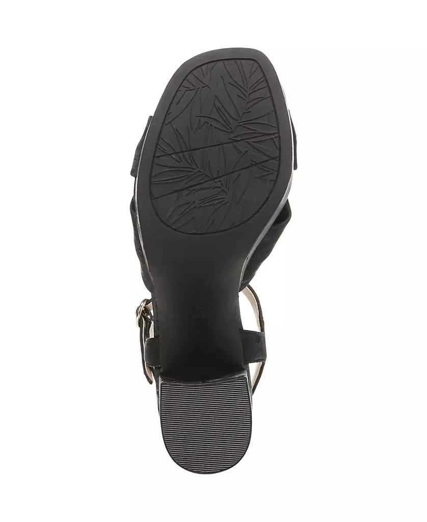 LifeStride Women's August Square Open Toe Platform Sandals 5