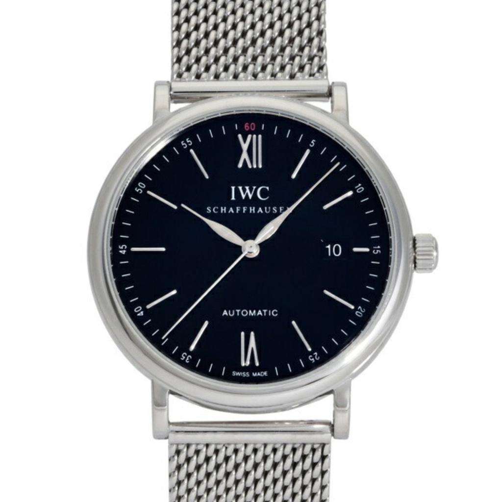 IWC Schaffhausen Iwc Portofino Stainless Steel Wristwatch (Pre-Owned)
