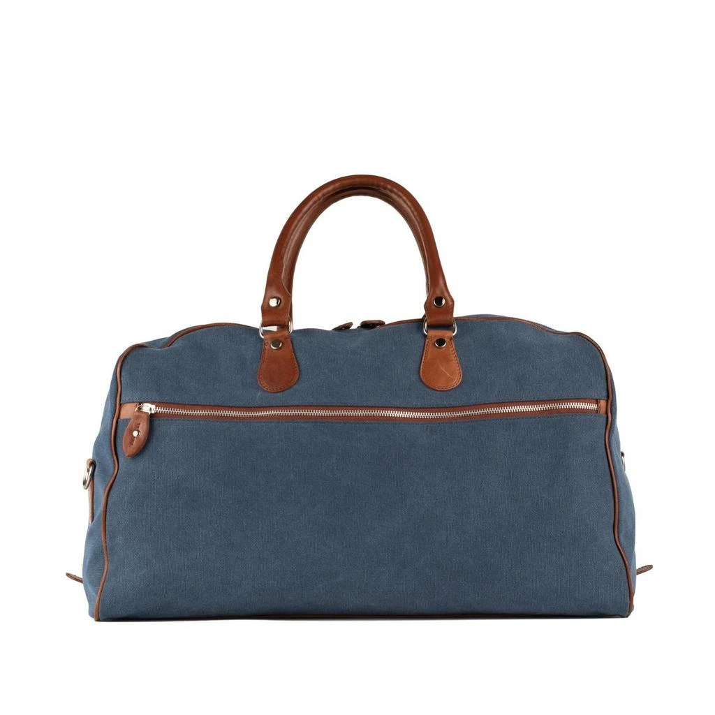 BARBA Barba Blue Cotton Canvas Duffel Bag 2