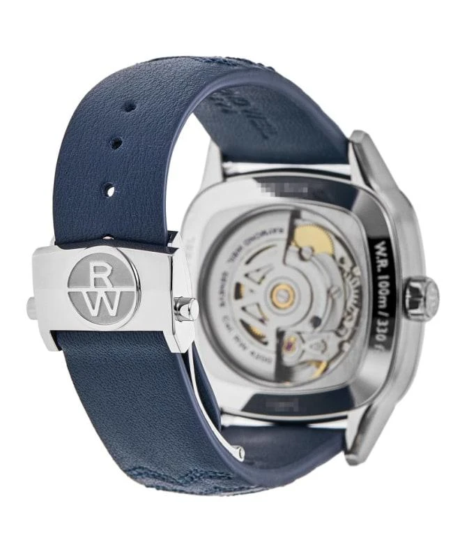 Raymond Weil Raymond Weil Freelancer Automatic Blue Dial Diamond Bezel Leather Strap Women's Watch 2490-SCS-50051 4