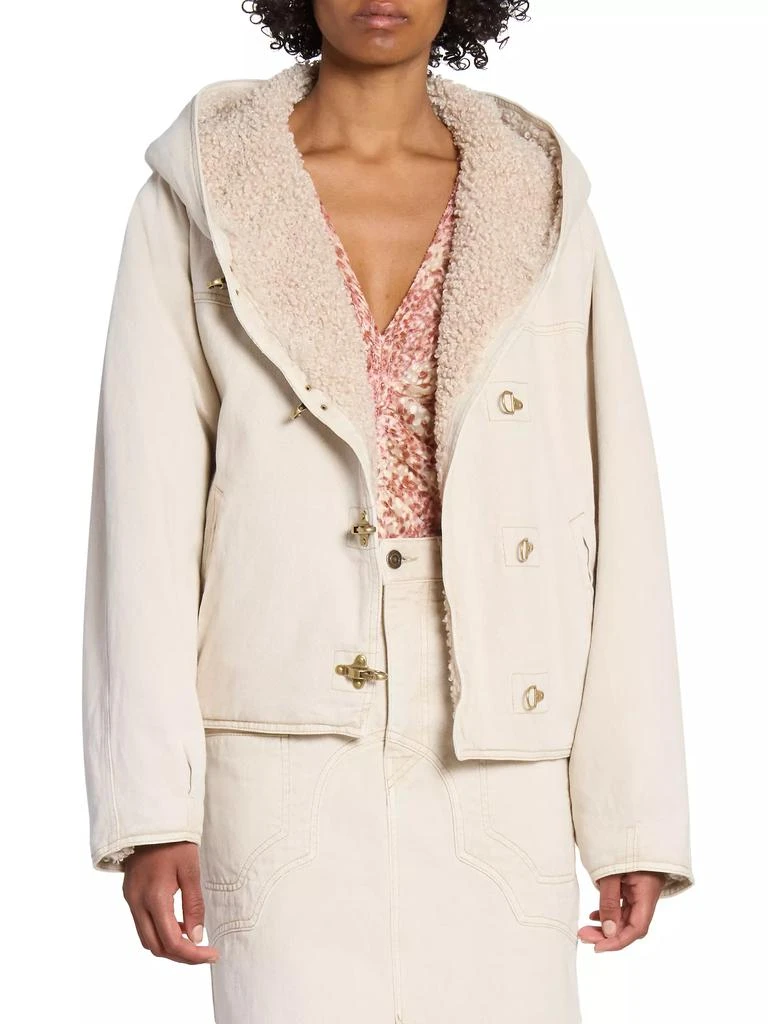 Isabel Marant Biane Sherpa-Lined Jacket 3