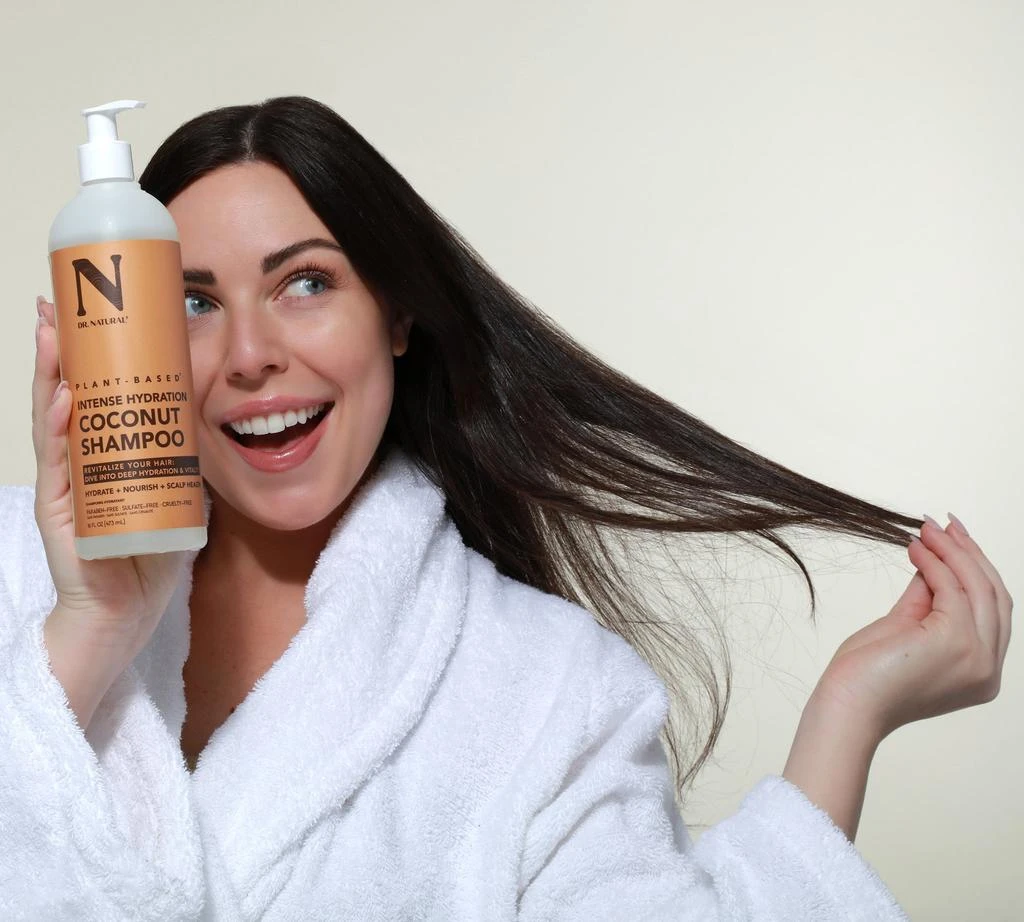 Dr. Natural Shampoo - Coconut by  for Unisex - 16 oz Shampoo 5