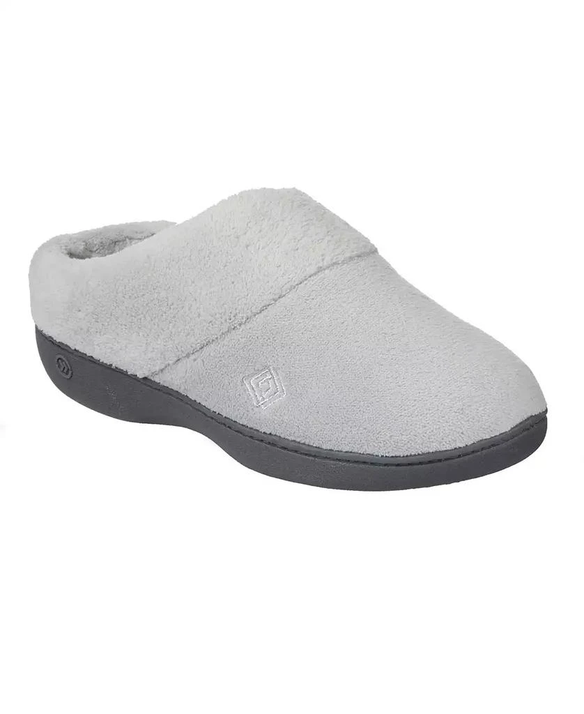 Isotoner Signature Women's Micro Terry Sport Hoodback Slippers 2
