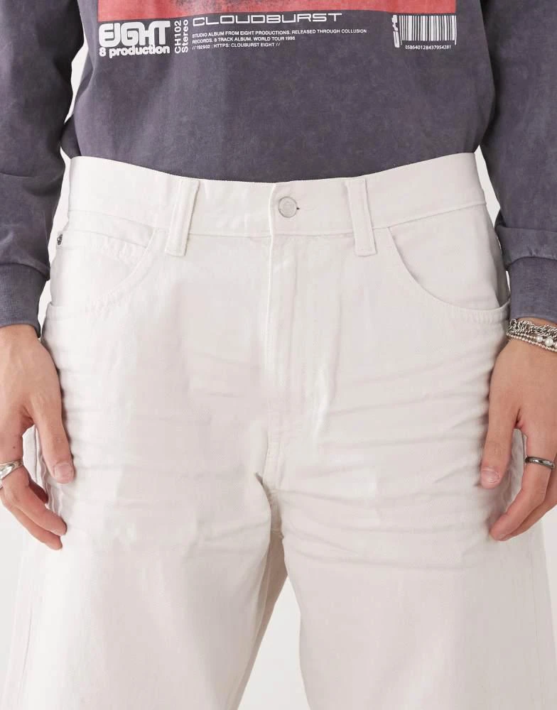 Cheap Monday Cheap Monday  Looser baggy jeans in white 4