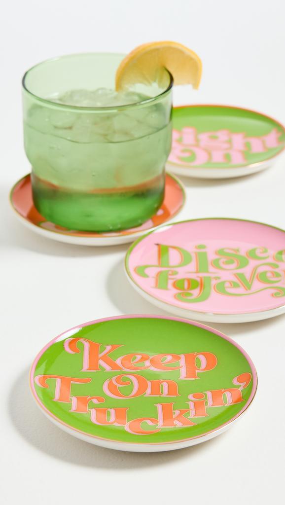 Jonathan Adler Deep Thoughts Coaster Set