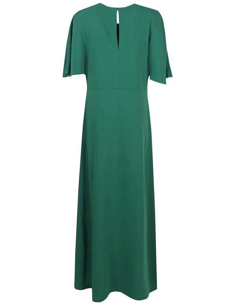 Parosh Long Green Polyester Maxi Dress