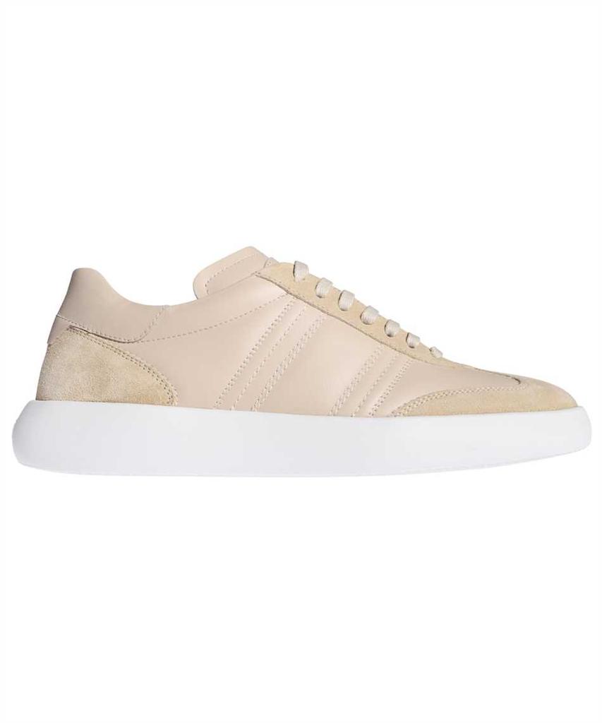 Brioni Brioni panelled low-top leather sneakers