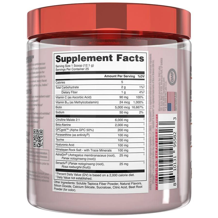 Bucked Up Babe Pre-Workout Watermelon Splash 3