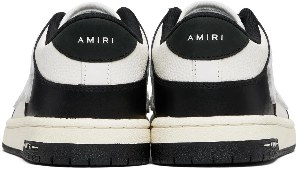 AMIRI Black & White Skel Top Low Sneakers 2