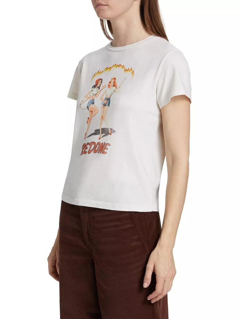 Re/Done Vintage Graphic Cotton T-Shirt 4